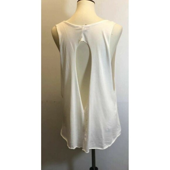 Swell Women's White Active Lightweight LA Lights Muscle Tank Top Size L - Picture 7 of 7